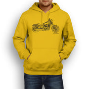 JL Illustration For A Harley Davidson Low Rider S Motorbike Fan Hoodie