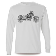 JL Illustration For A Harley Davidson Low Rider S Motorbike Fan LS-Tshirt