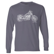 JL Illustration For A Harley Davidson Low Rider S Motorbike Fan LS-Tshirt