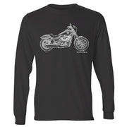 JL Illustration For A Harley Davidson Low Rider S Motorbike Fan LS-Tshirt