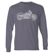 JL Illustration For A Harley Davidson Night Rod Special Motorbike Fan LS-Tshirt