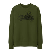 JL Art Jumper aimed at fans of Harley Davidson Road Glide Motorbike