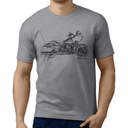 JL Illustration For A Harley Davidson Road Glide Motorbike Fan T-shirt
