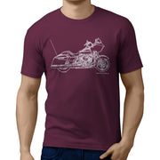 JL Illustration For A Harley Davidson Road Glide Motorbike Fan T-shirt