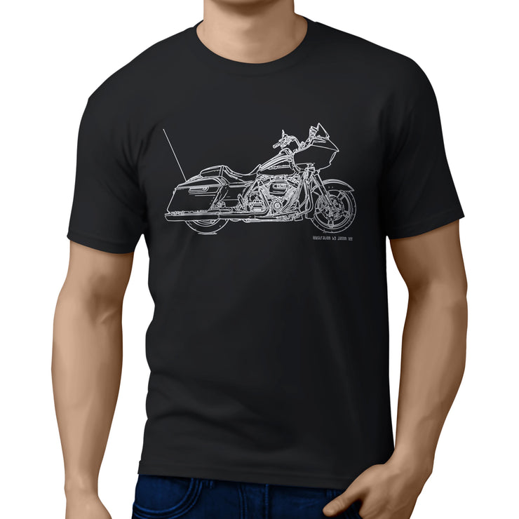 JL Illustration For A Harley Davidson Road Glide Special Motorbike Fan T-shirt