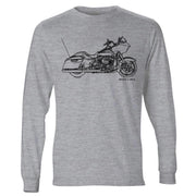 JL Illustration For A Harley Davidson Road Glide Special Motorbike Fan LS-Tshirt