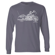 JL Illustration For A Harley Davidson Road Glide Special Motorbike Fan LS-Tshirt