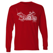 JL Illustration For A Harley Davidson Road Glide Ultra Motorbike Fan LS-Tshirt