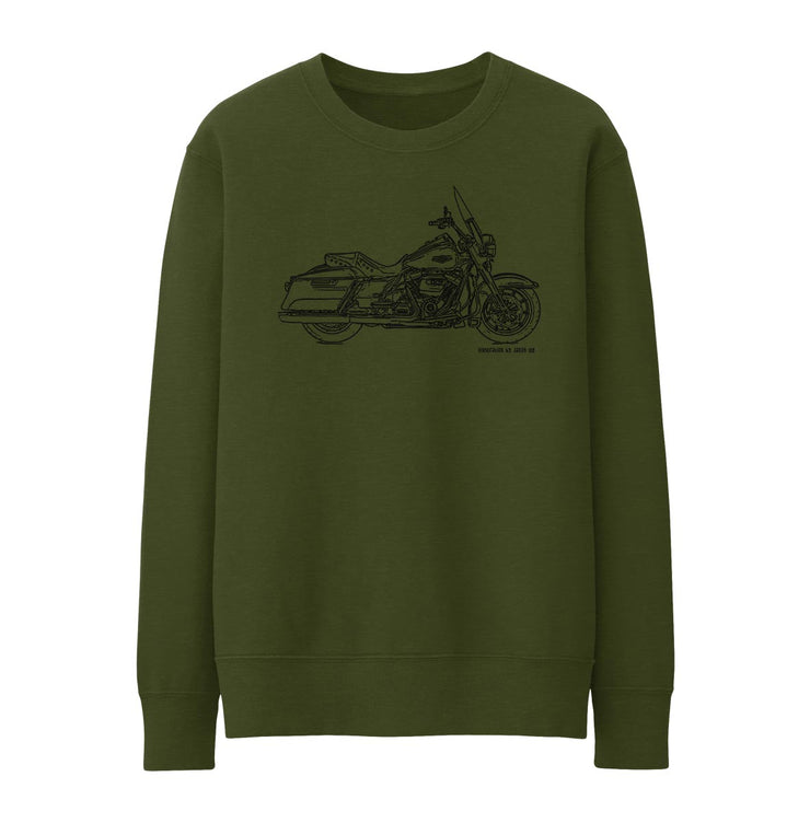 JL Art Jumper aimed at fans of Harley Davidson Road King Motorbike