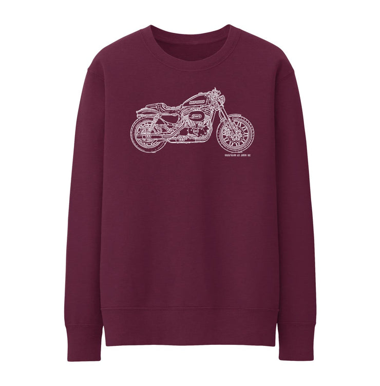 JL Art Jumper aimed at fans of Harley Davidson Roadster Motorbike