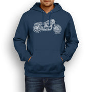 JL Illustration For A Harley Davidson Roadster Motorbike Fan Hoodie