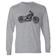 JL Illustration For Harley Davidson Seventy Two Motorbike Fan LS-Tshirt
