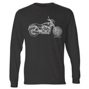 JL Illustration For A Harley Davidson Street 500 Motorbike Fan LS-Tshirt