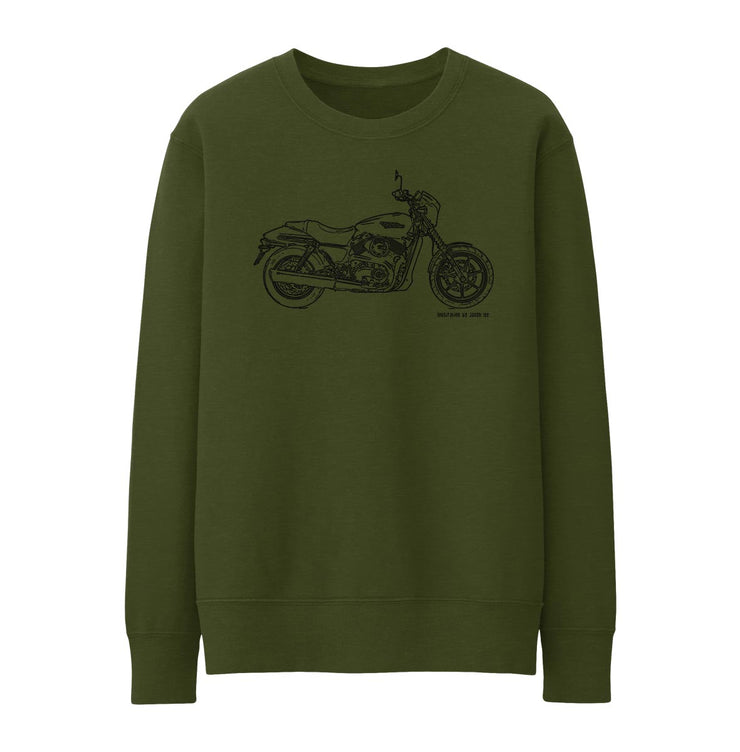 JL Art Jumper aimed at fans of Harley Davidson Street 750 Motorbike