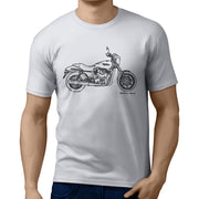JL Illustration For A Harley Davidson Street 750 Motorbike Fan T-shirt
