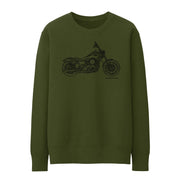 JL Art Jumper aimed at fans of Harley Davidson Street Bob Motorbike