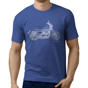 JL Illustration For A Harley Davidson SuperLow Motorbike Fan T-shirt