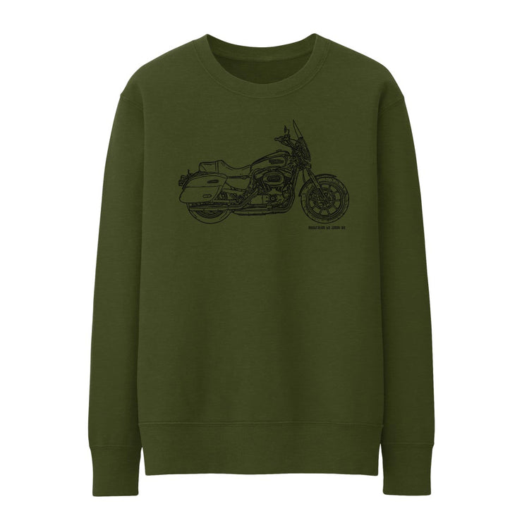 JL Art Jumper aimed at fans of Harley Davidson SuperLow 1200T Motorbike