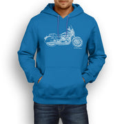 JL Illustration For A Harley Davidson SuperLow 1200T Motorbike Fan Hoodie