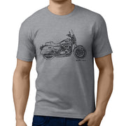 JL Illustration For A Harley Davidson SuperLow 1200T Motorbike Fan T-shirt