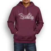 JL Illustration For A Harley Davidson Ultra Motorbike Fan Hoodie