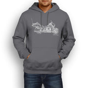 JL Illustration For A Harley Davidson Ultra Motorbike Fan Hoodie