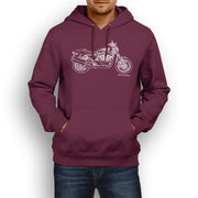 JL Illustration For A Harley Davidson XR1200 2011 Motorbike Fan Hoodie