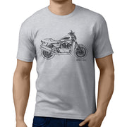 JL Art Tee aimed at fans of Harley Davidson XR1200 2011 Motorbike