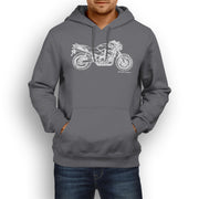 JL Illustration For A Honda 919 2007 Motorbike Fan Hoodie