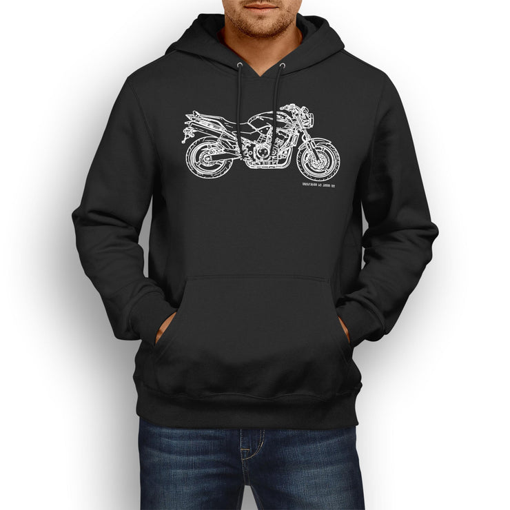 JL Illustration For A Honda 919 2007 Motorbike Fan Hoodie