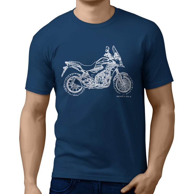 JL Illustration For A Honda CB500X Motorbike Fan T-shirt