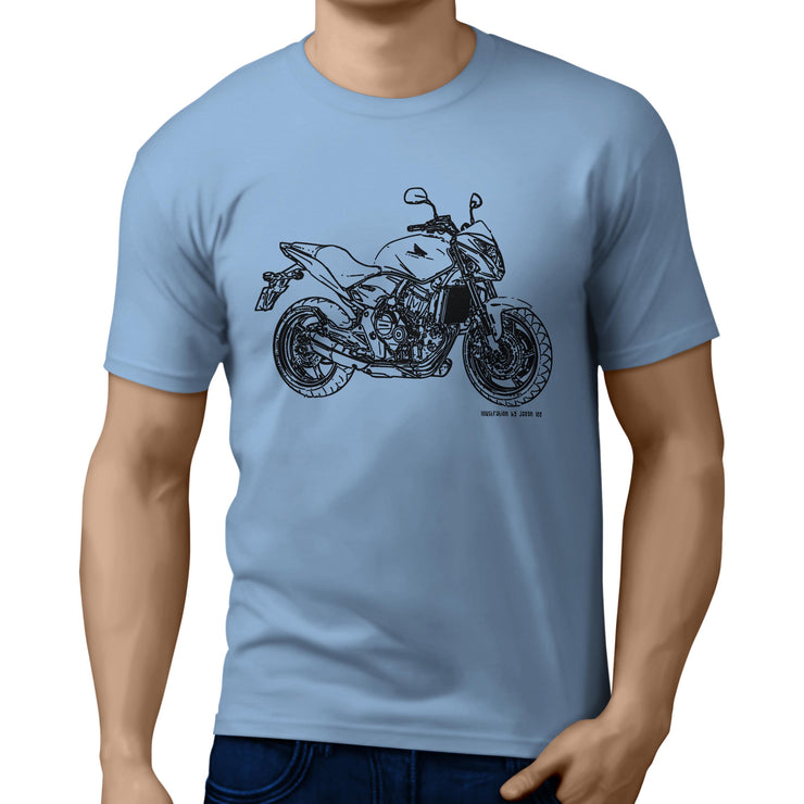 JL Illustration For A Honda CB600F Motorbike Fan T-shirt