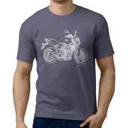 JL Illustration For A Honda CB600F Motorbike Fan T-shirt