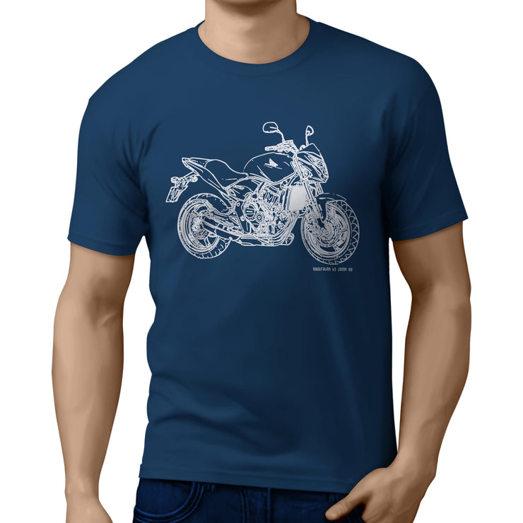 JL Illustration For A Honda CB600F Motorbike Fan T-shirt