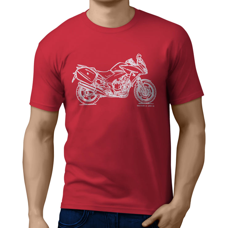 JL Illustration For A Honda CBF1000 Motorbike Fan T-shirt