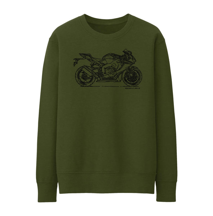 JL Illustration For A Honda CBR1000RR 2017 Motorbike Fan Jumper