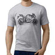 JL Illustration For A Honda CBR1000RR 2017 Motorbike Fan T-shirt