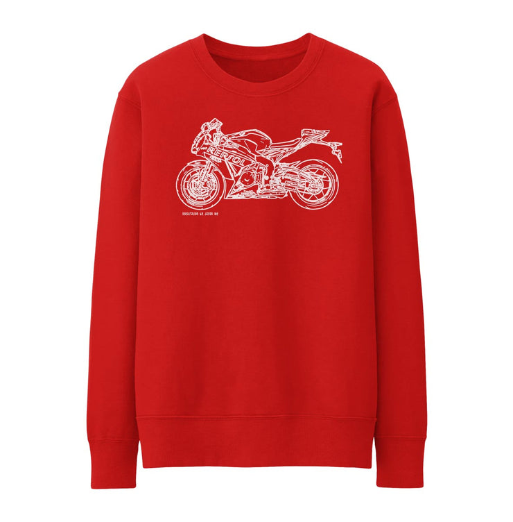 JL Illustration For A Honda CBR1000RR SP1 2016 Motorbike Fan Jumper