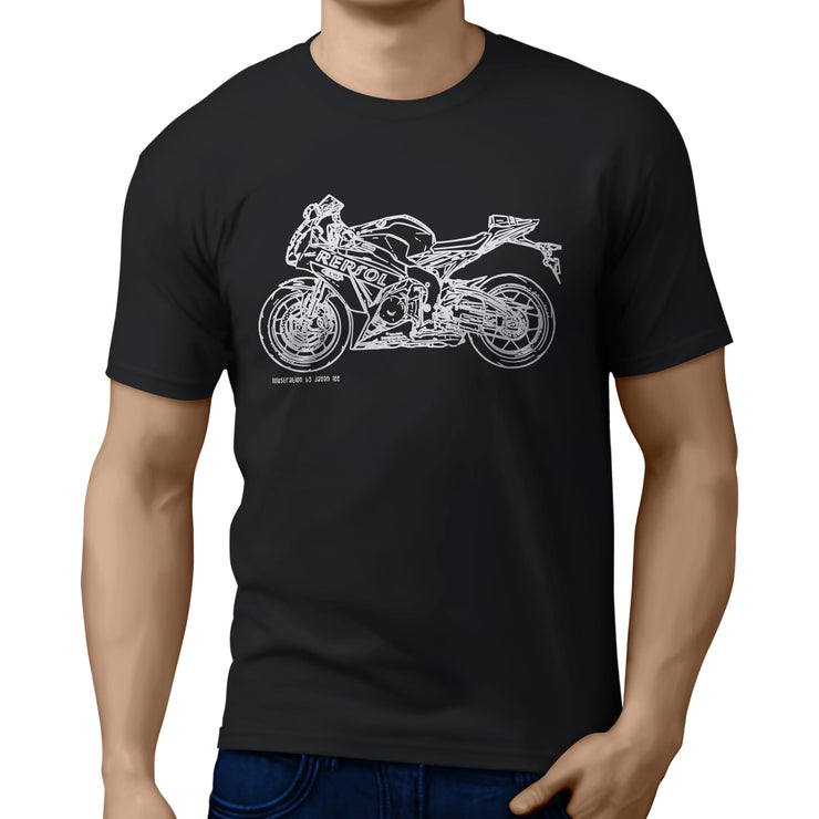 JL Illustration For A Honda CBR1000RR SP1 2016 Motorbike Fan T-shirt