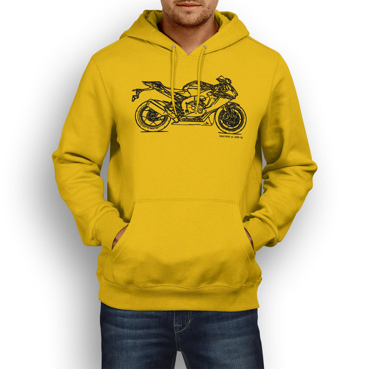 JL Illustration For A Honda CBR1000RR SP 2017 Motorbike Fan Hoodie