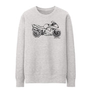 JL Illustration For A Honda CBR1100XX BLACKBIRD Motorbike Fan Jumper