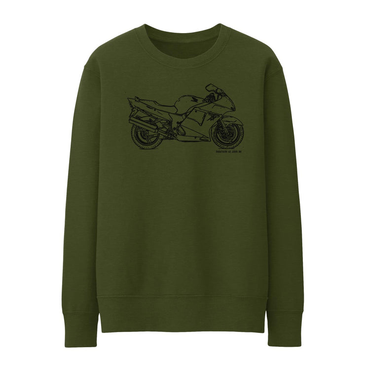 JL Illustration For A Honda CBR1100XX BLACKBIRD Motorbike Fan Jumper