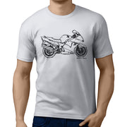 JL Illustration For A Honda CBR1100XX BLACKBIRD Motorbike Fan T-shirt
