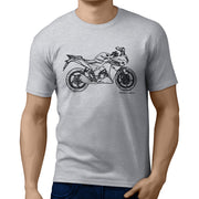 JL Illustration For A Honda CBR125R Motorbike Fan T-shirt