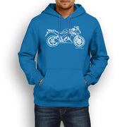 JL Illustration For A Honda CBR125R Motorbike Fan Hoodie