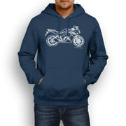 JL Illustration For A Honda CBR125R Motorbike Fan Hoodie