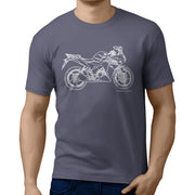 JL Illustration For A Honda CBR125R Motorbike Fan T-shirt