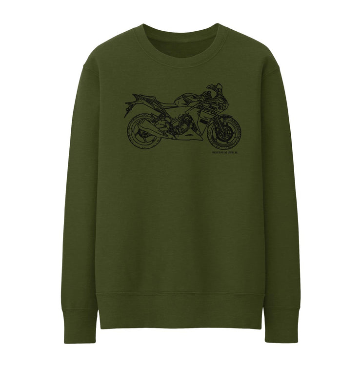 JL Illustration For A Honda CBR250R Motorbike Fan Jumper