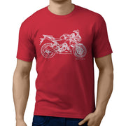 JL Illustration For A Honda CBR250R Motorbike Fan T-shirt