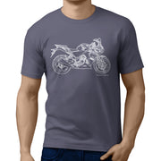 JL Illustration For A Honda CBR250R Motorbike Fan T-shirt